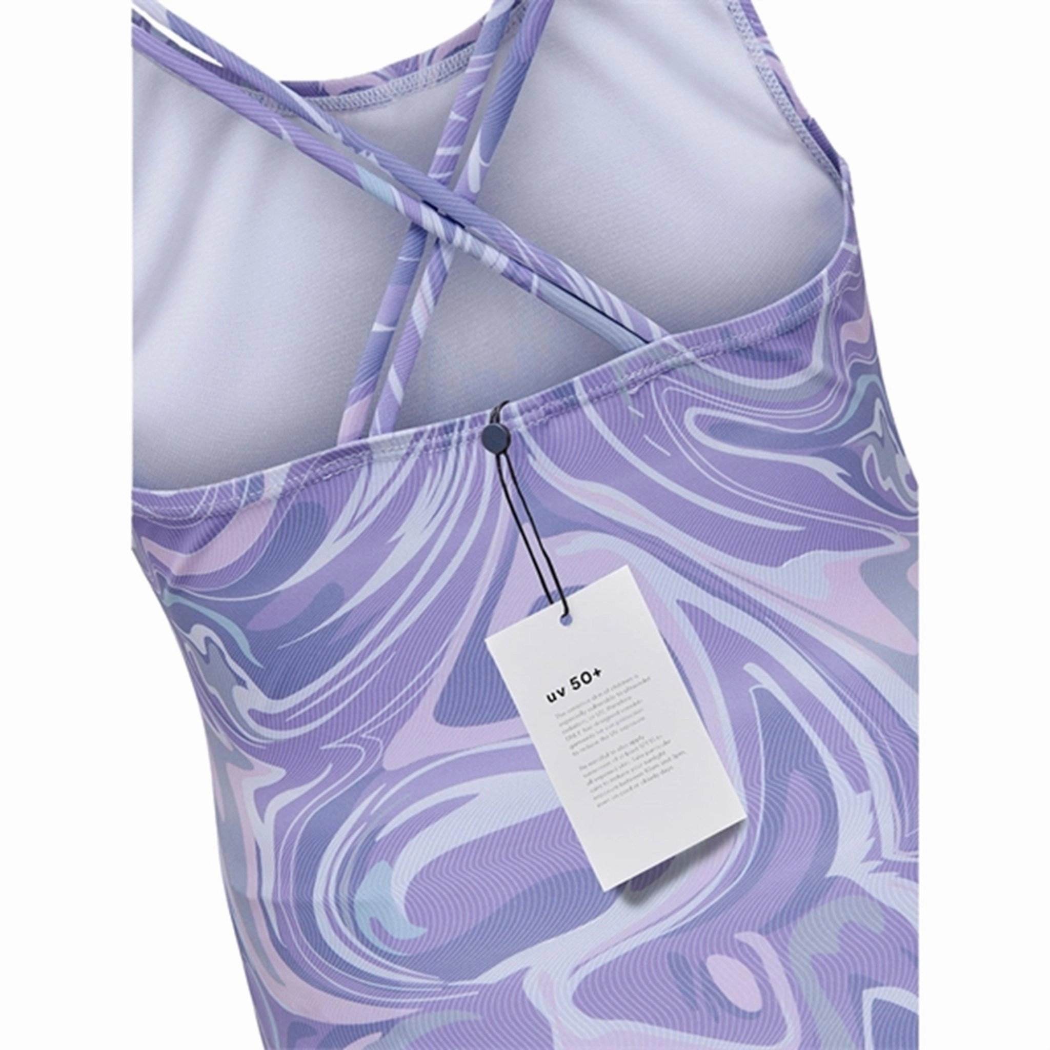 Saltwater proof Kids ONLY Purple Rose Caroline Tie Dye Swimsuit