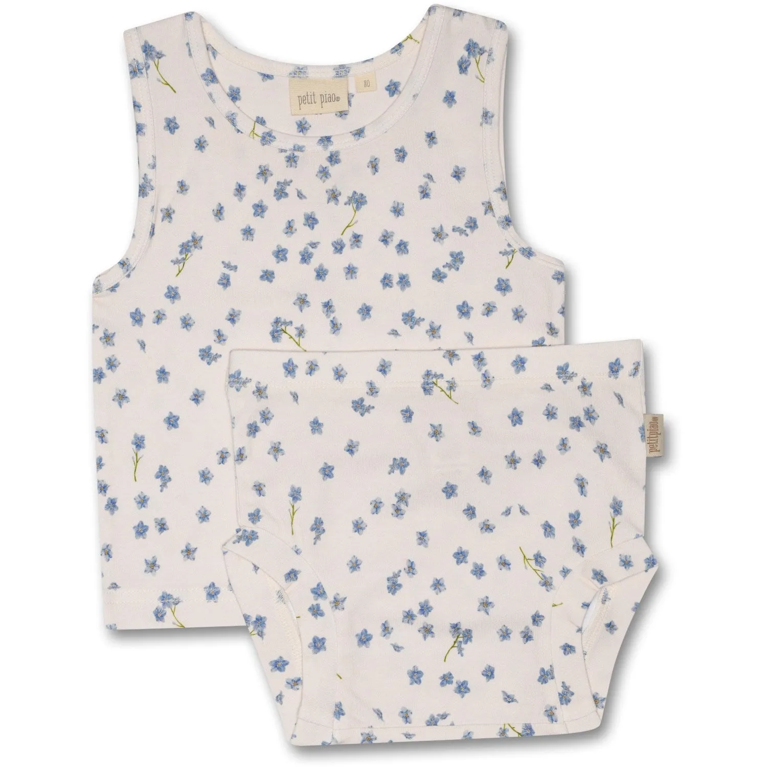 Petit Piao Forget Me Not Underwear Set Printed Odor Resistant suitable for formal wear