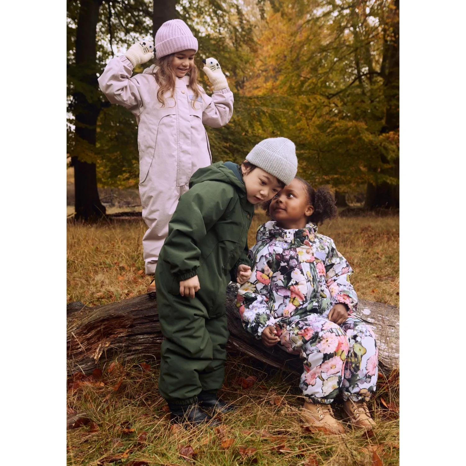 Vintage-Inspired budget-friendly Molo Flower Art Pingo Junior Snowsuit