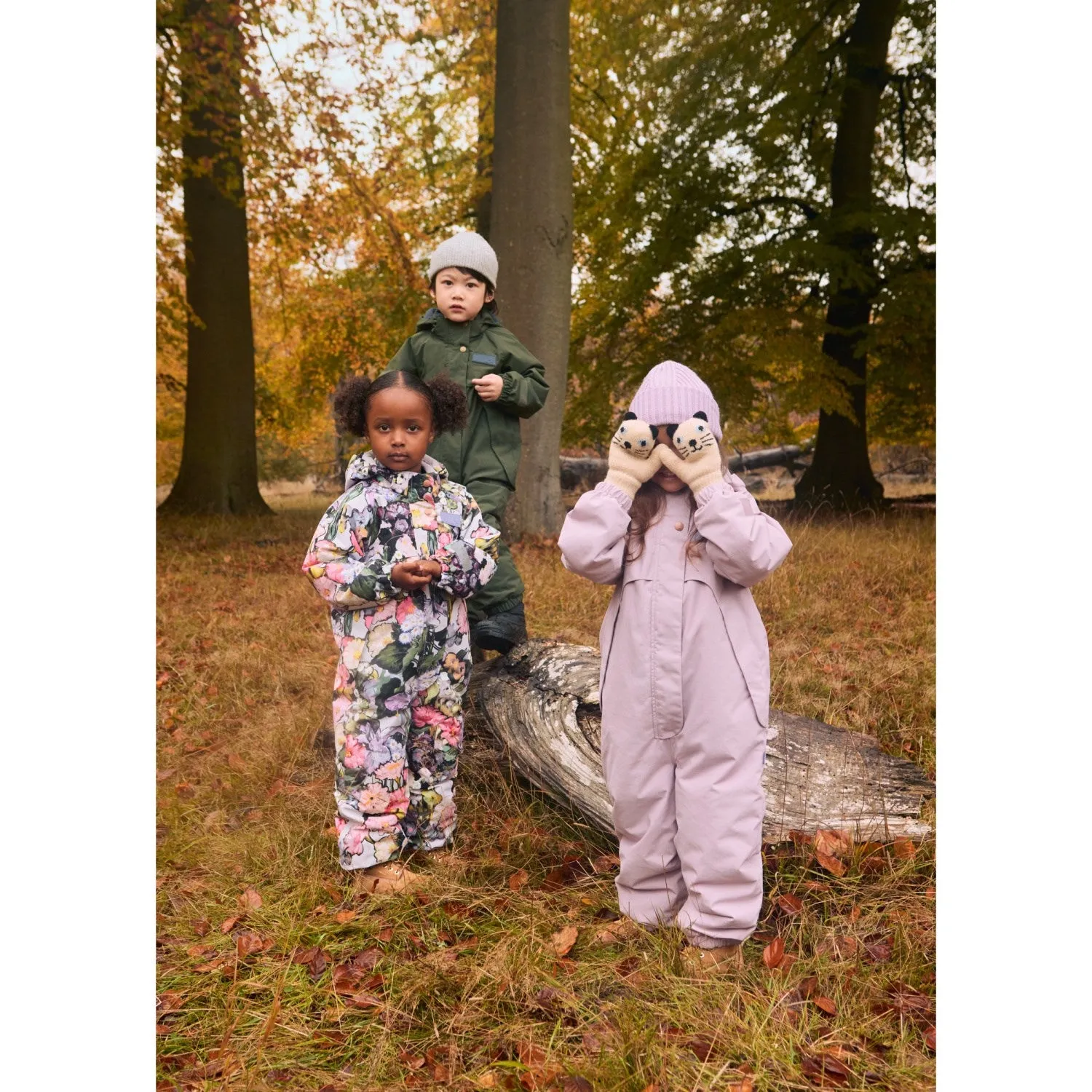 Molo Flower Art Pingo Junior Snowsuit Hook-And-Eye