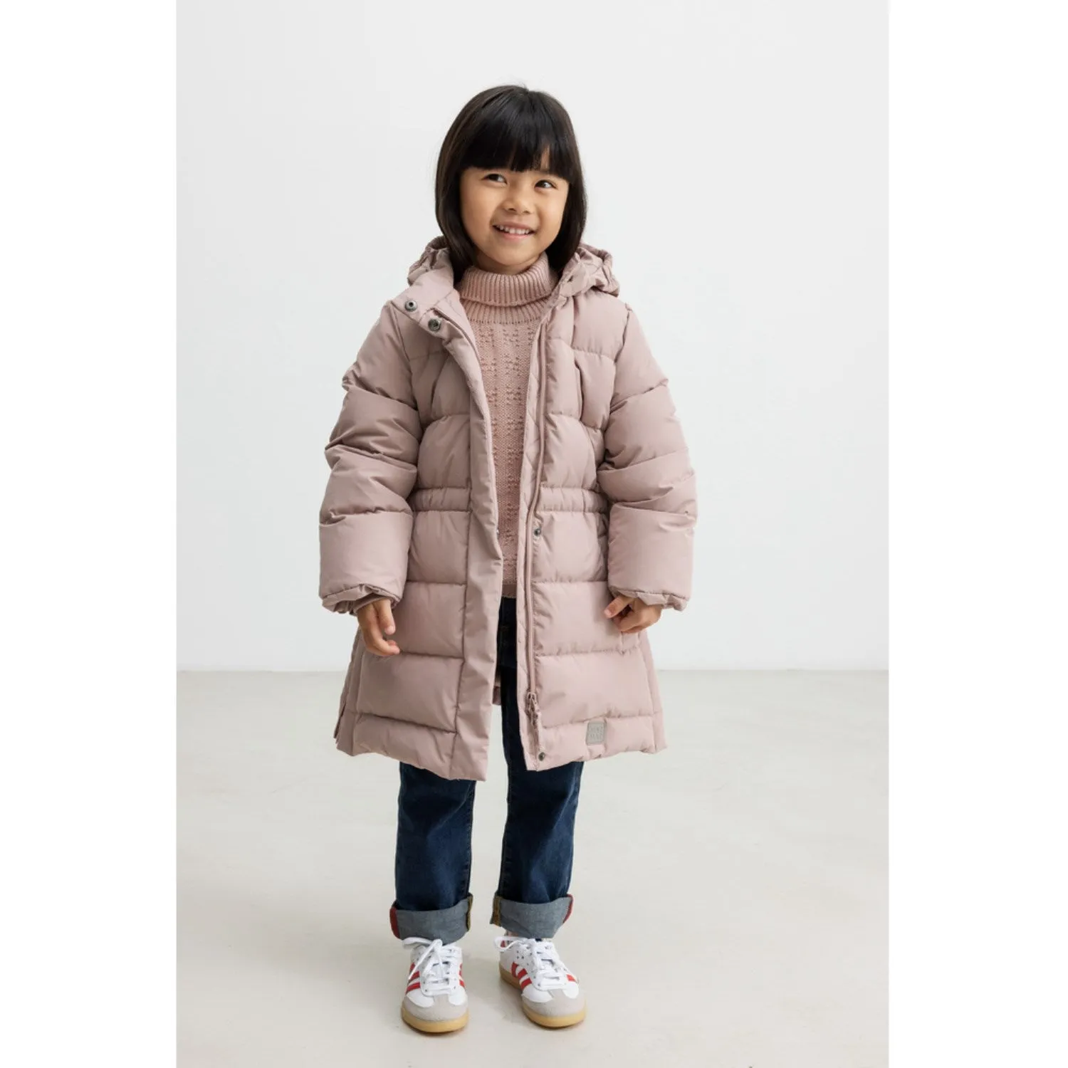 Applique-Detail Must-have MarMar Tech. Puffer Light Plum Oxford Coat