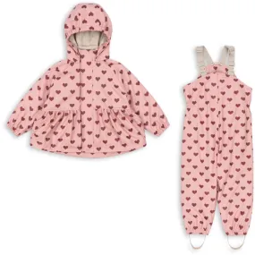 Storm Fit Hiking Comfort Konges Sl?jd Amour Pink Rainy Palme Set Girl