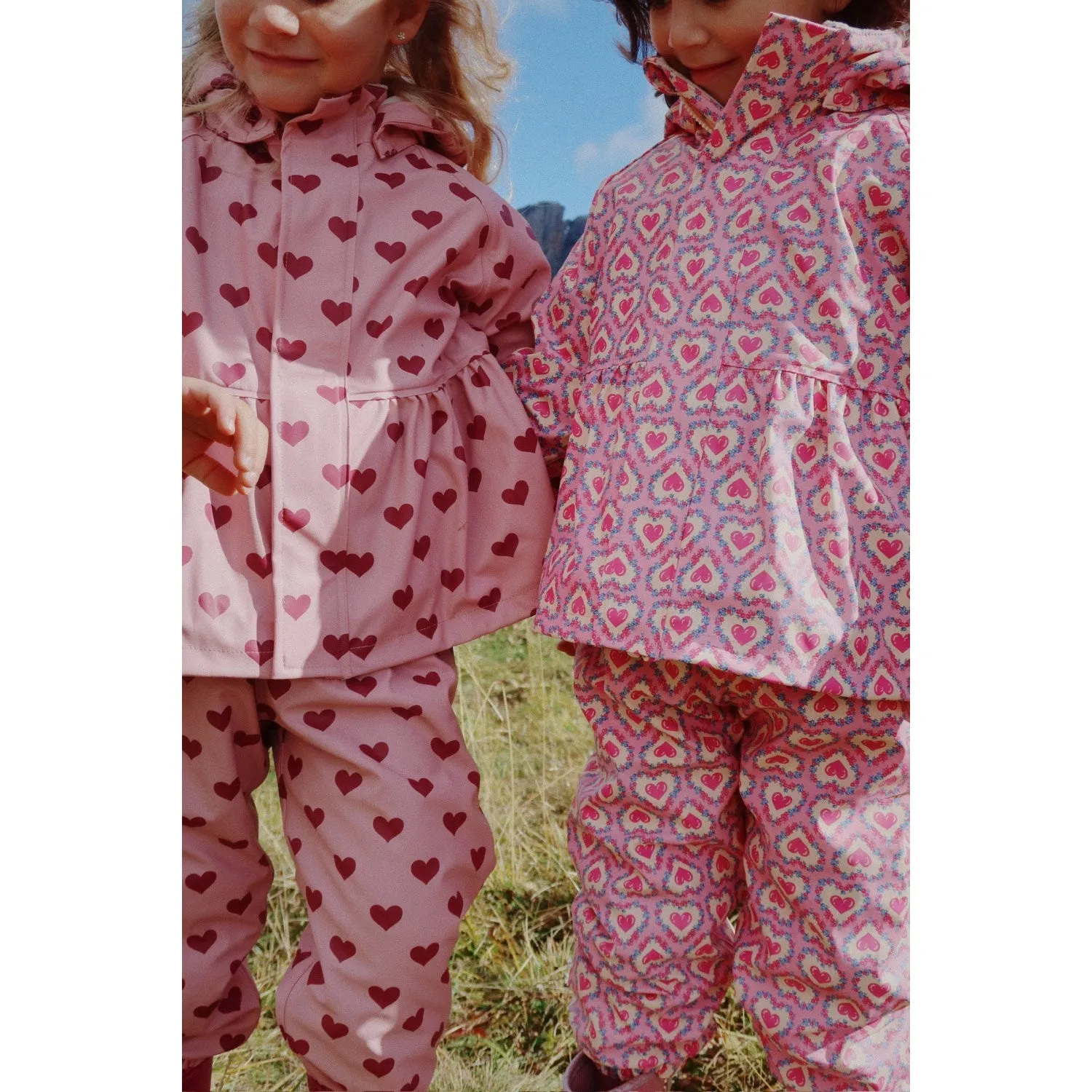 Workwear Outfit Konges Sl?jd Amour Pink Rainy Palme Set Girl