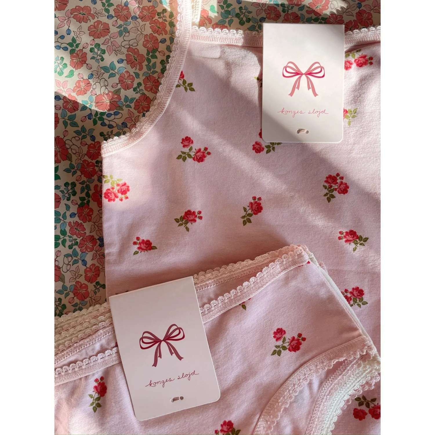 All Season Practical Daily Konges Sl?jd Bella Rosita/Rosa Pink Basic 2 Pack Girl Hipster GOTS