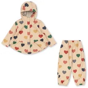 Moisture wicking Comfort Fit Konges Sl?jd Bon Coeur Color?? Faire Rain Set