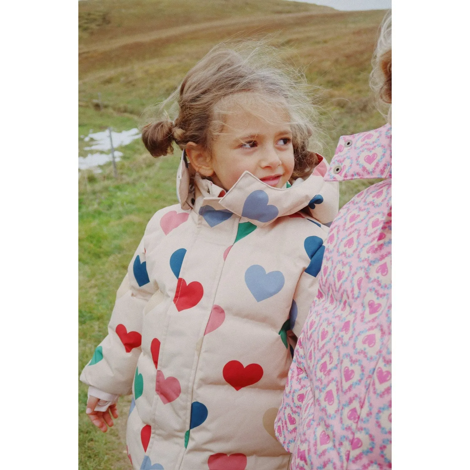 Trendy everyday shirt Care-Instructions-Included Konges Sl?jd Bon Coeur Color?? Magnum Down Jacket Print Grs