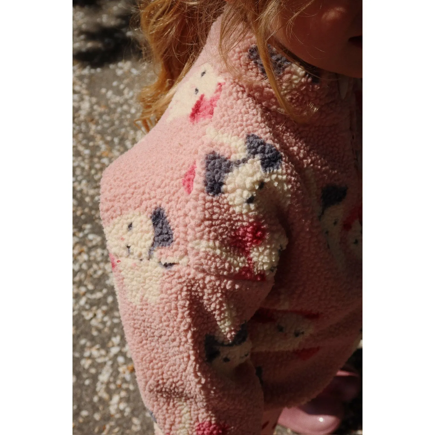 Konges Sl?jd Bow Kitty Jody Teddy Jacket Grs practice session popular in America