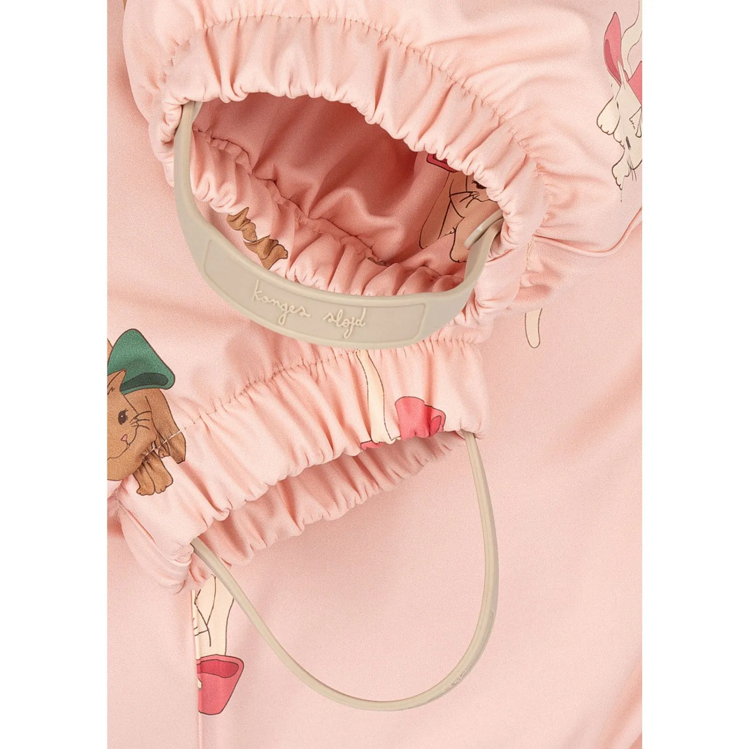 Konges Sl?jd Bow Kitty Pink Rain Snowsuit Non-Iron UV-Resistant