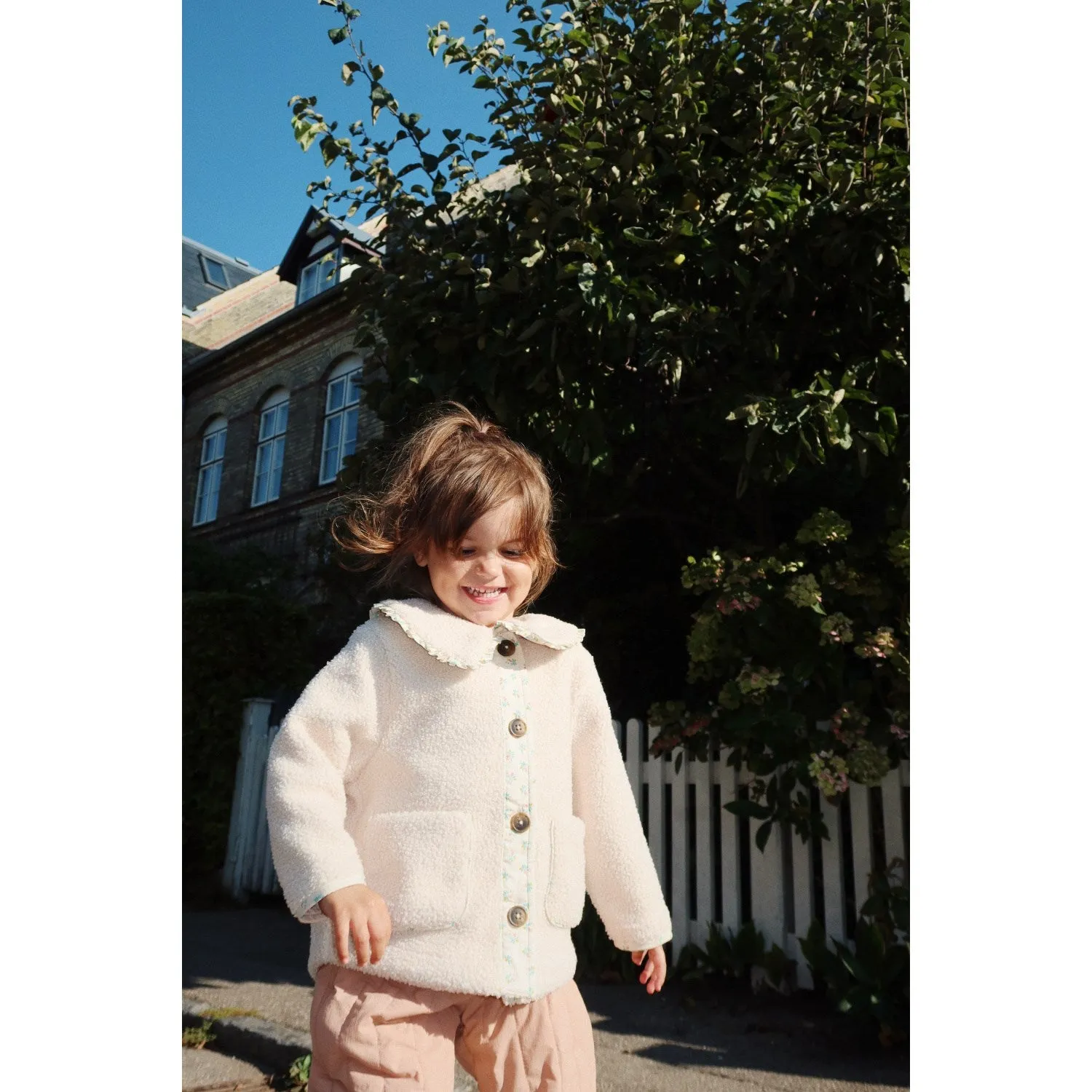 Konges Sl?jd Brazilian Sand Grizz Collar Jacket Grs Seasonal Outfit Daily Outfit