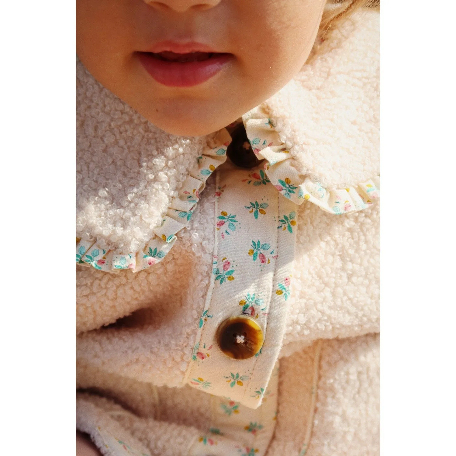 Fresh Weather Cozy Layer Konges Sl?jd Brazilian Sand Grizz Collar Jacket Grs