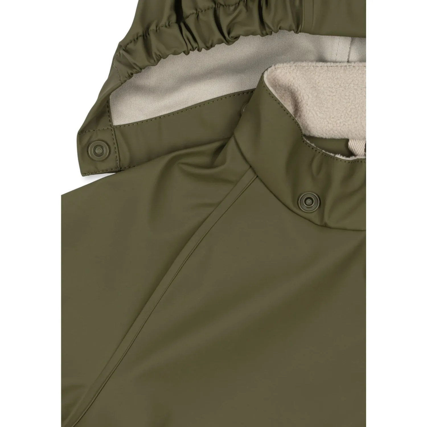 Konges Sl?jd Burnt Olive Plainy Rain Set Adventure Ready Modern Look