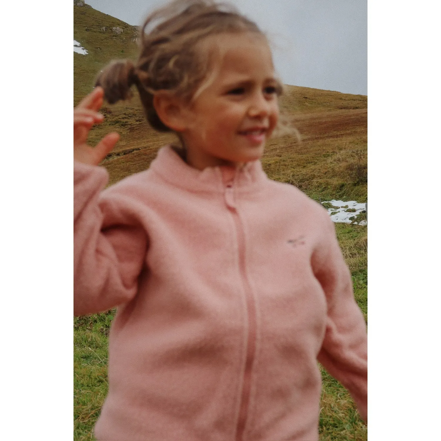 Running Errand Konges Sl?jd Cameo Brown Thermy Fleece Jacket Grs