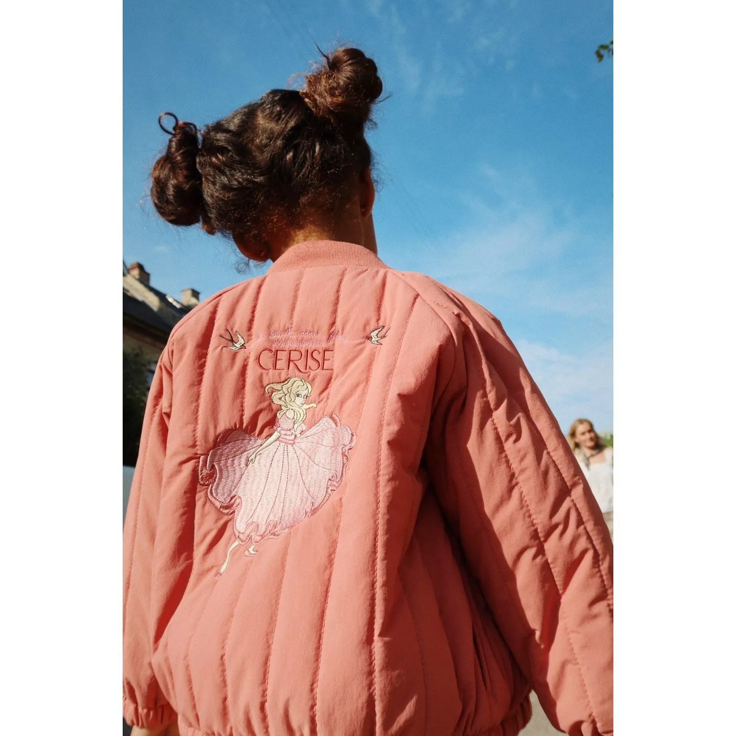 Konges Sl?jd Canyon Rose Juno Frill Bomber Jacket Influencer-Approved