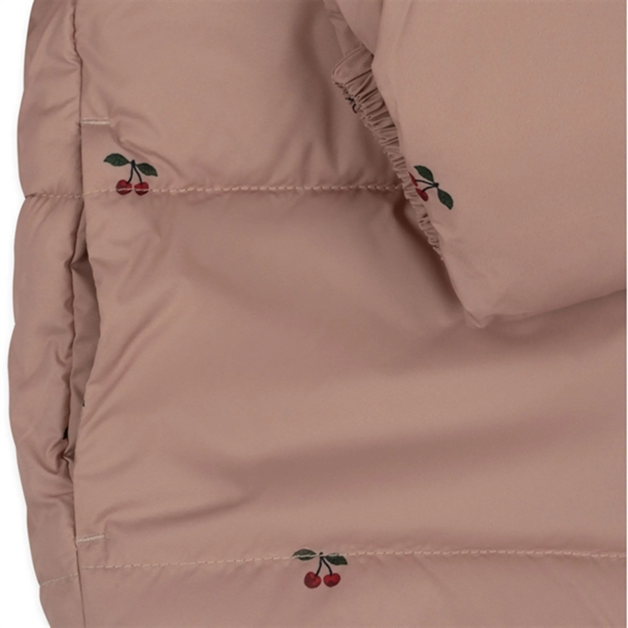 Bow-Detail Konges Sl?jd Cherry Blush Nuka Down Jacket