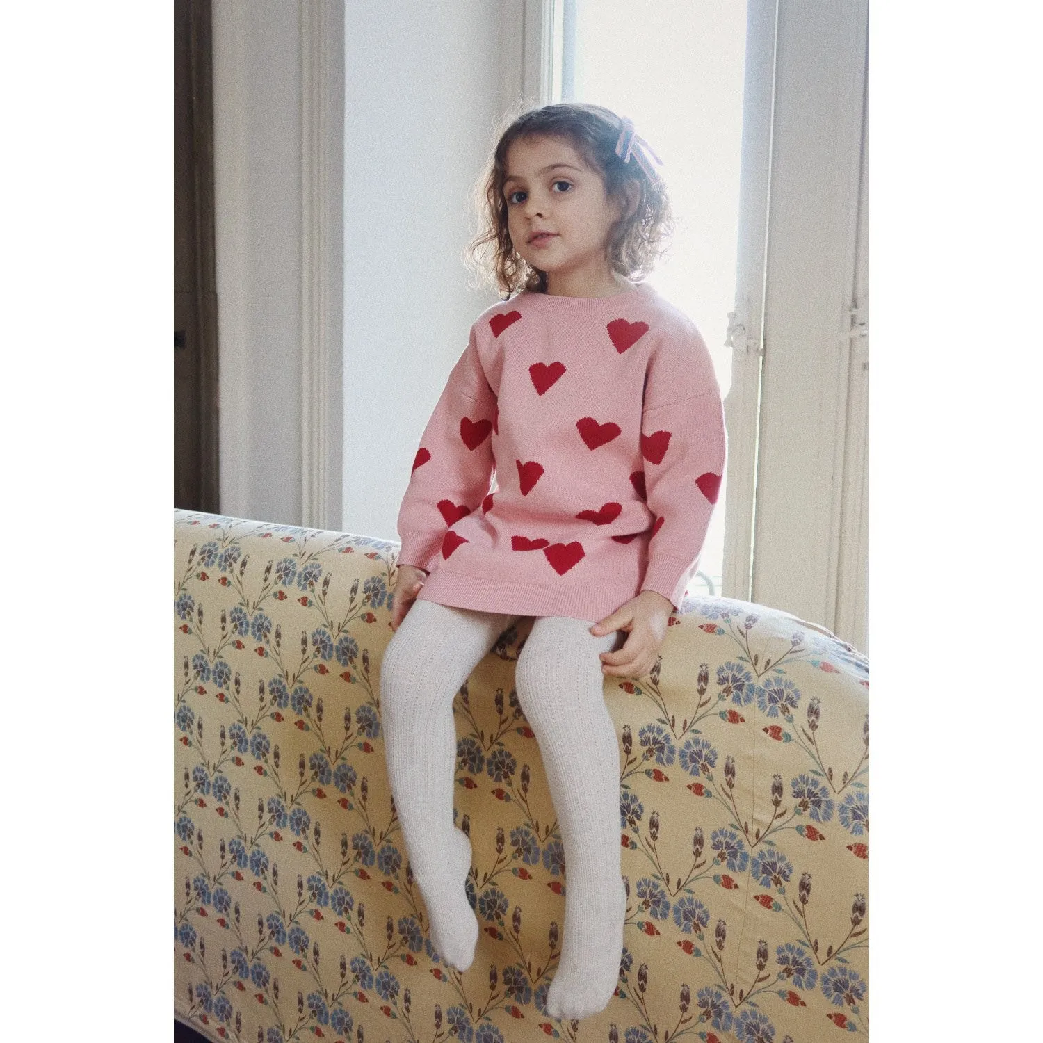 Power Stretch Sculpting Design Konges Sl?jd Cherry Mix 2 Pack Cherry Lurex Tights