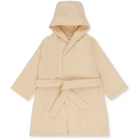 Comfort waistband Konges Sl?jd Cherry Terry Bathrobe Embroidery Gots