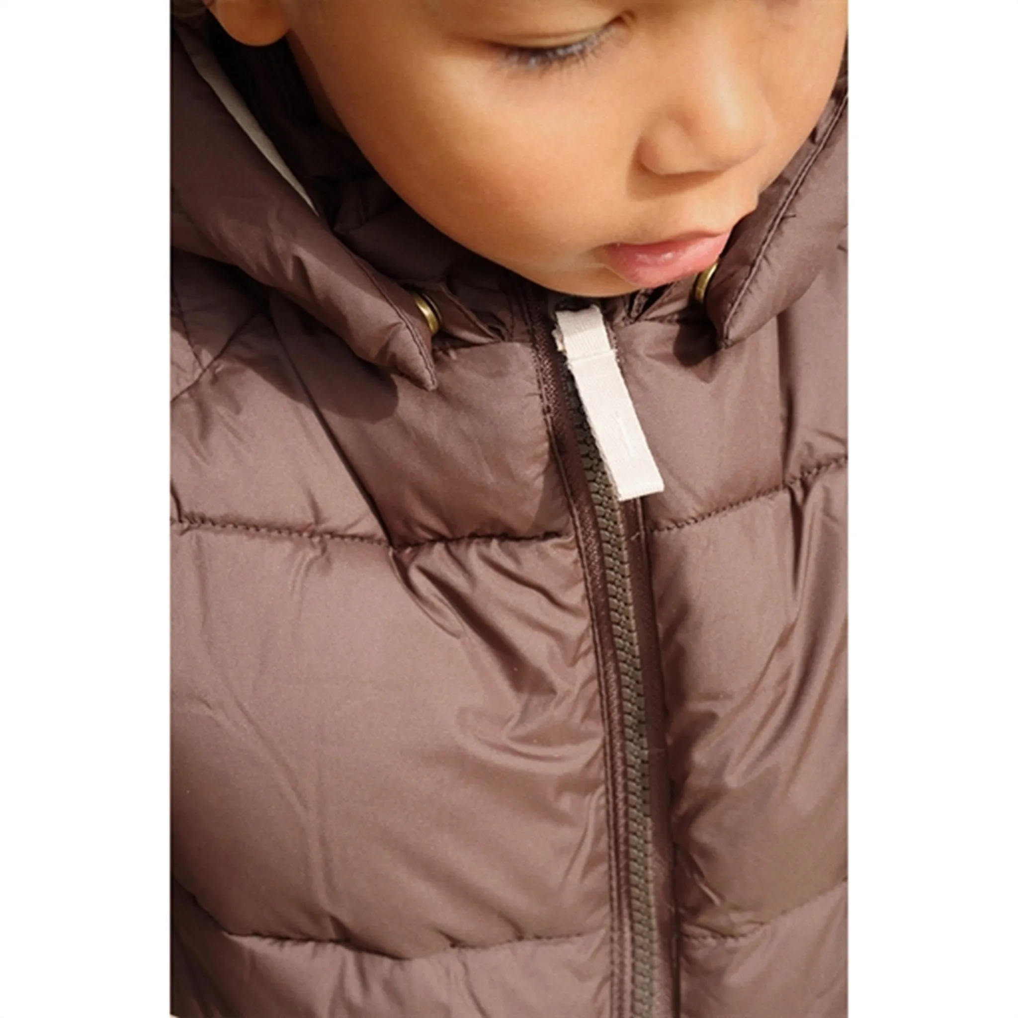 Konges Sl?jd Chocolate Brown Nuka Down Jacket Editor??s-Pick Metallic-Shine