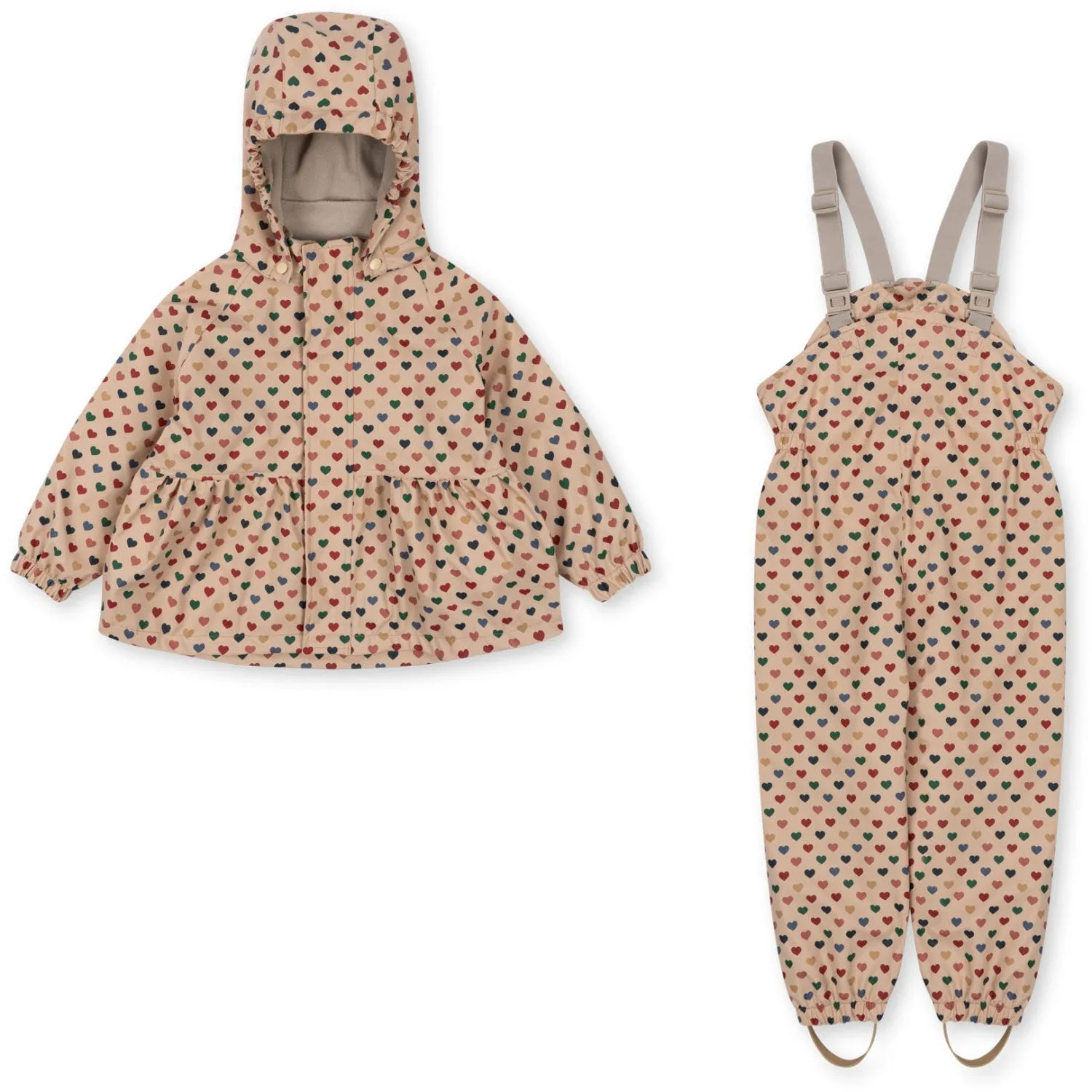 side pocket Konges Sl?jd Coeur Color?? Frappe Rainy Palme Set Girl