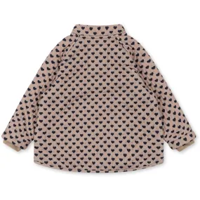 Cozy button-front blouse Day-to-evening wear Konges Sl?jd Coeur Eclipse Thermo Jacket