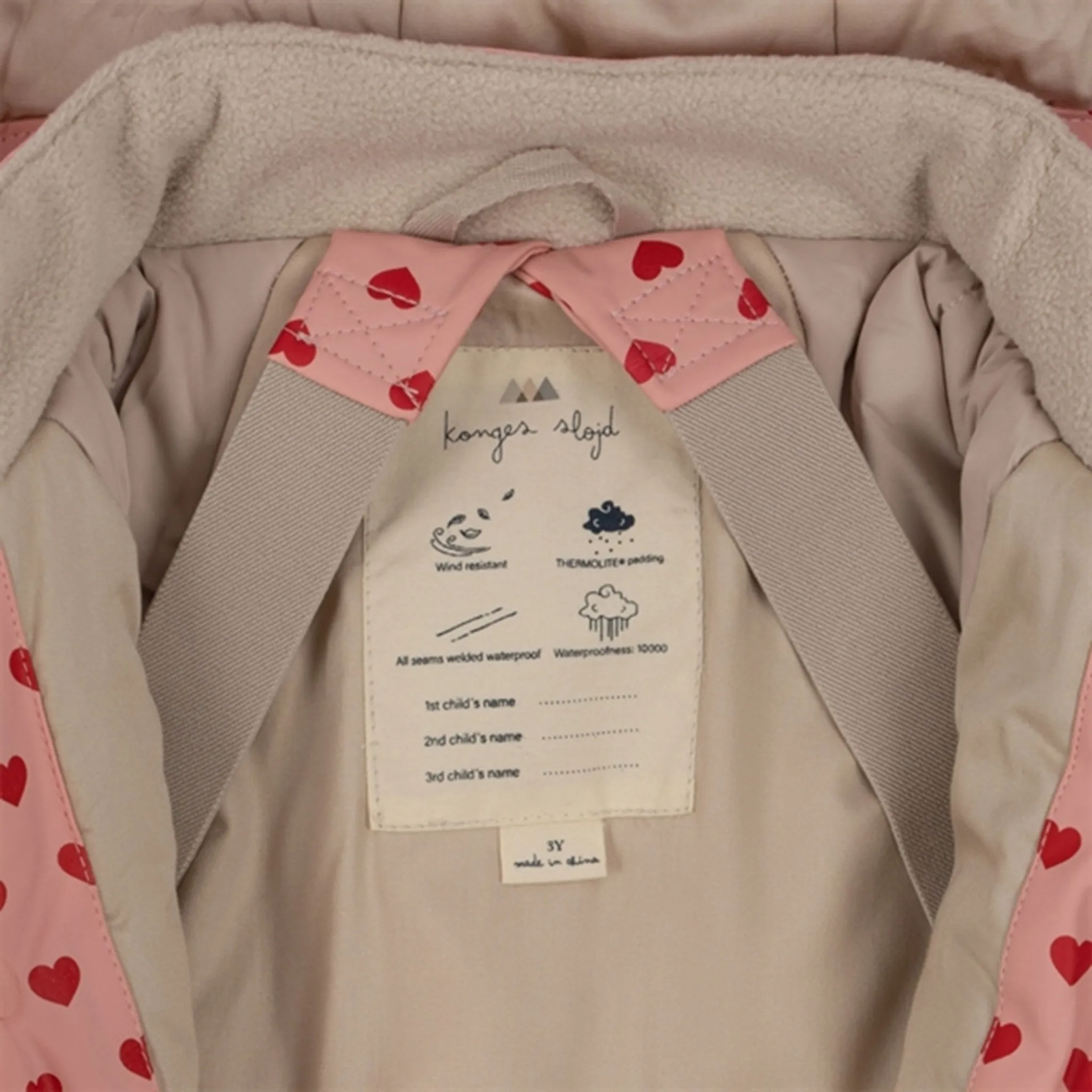 Winter-Season Handmade Konges Sl?jd Coeur Mellow Nohr PU Snow Suit