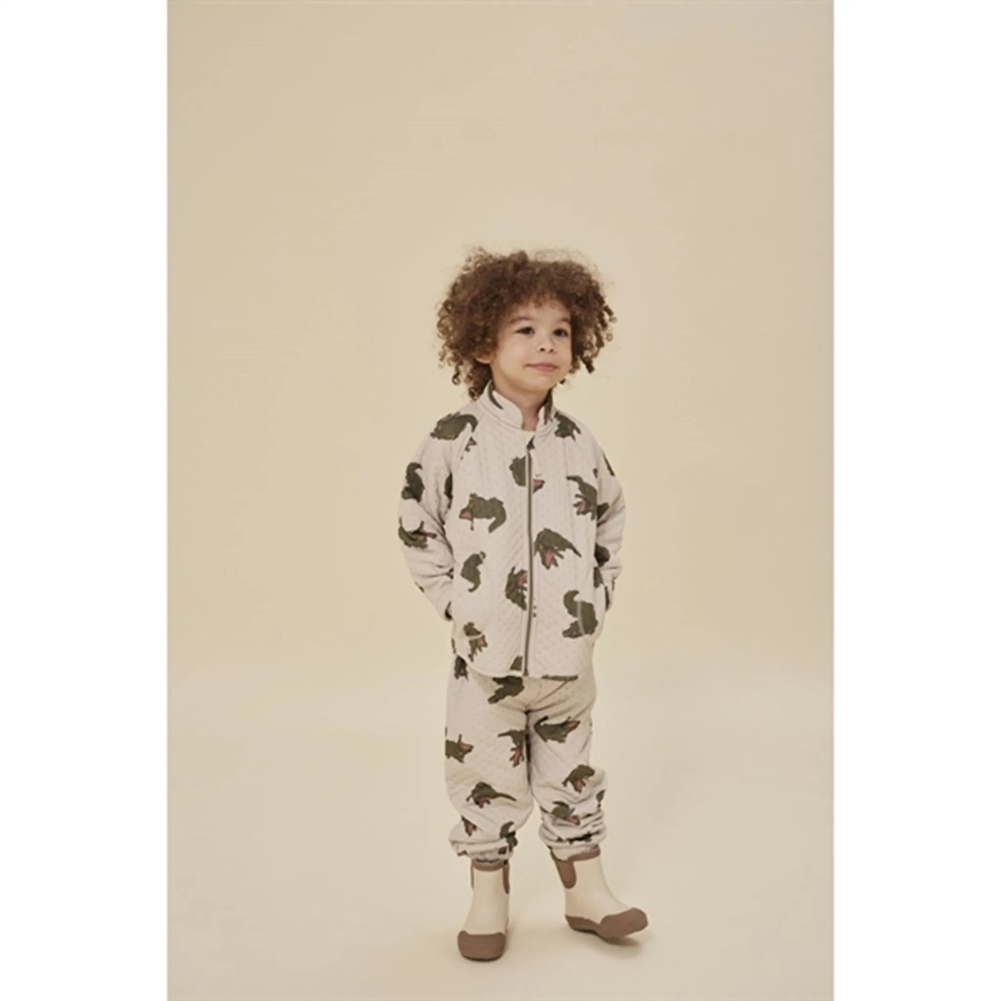 Chain-Detail Konges Sl?jd Crocodile Thermopants