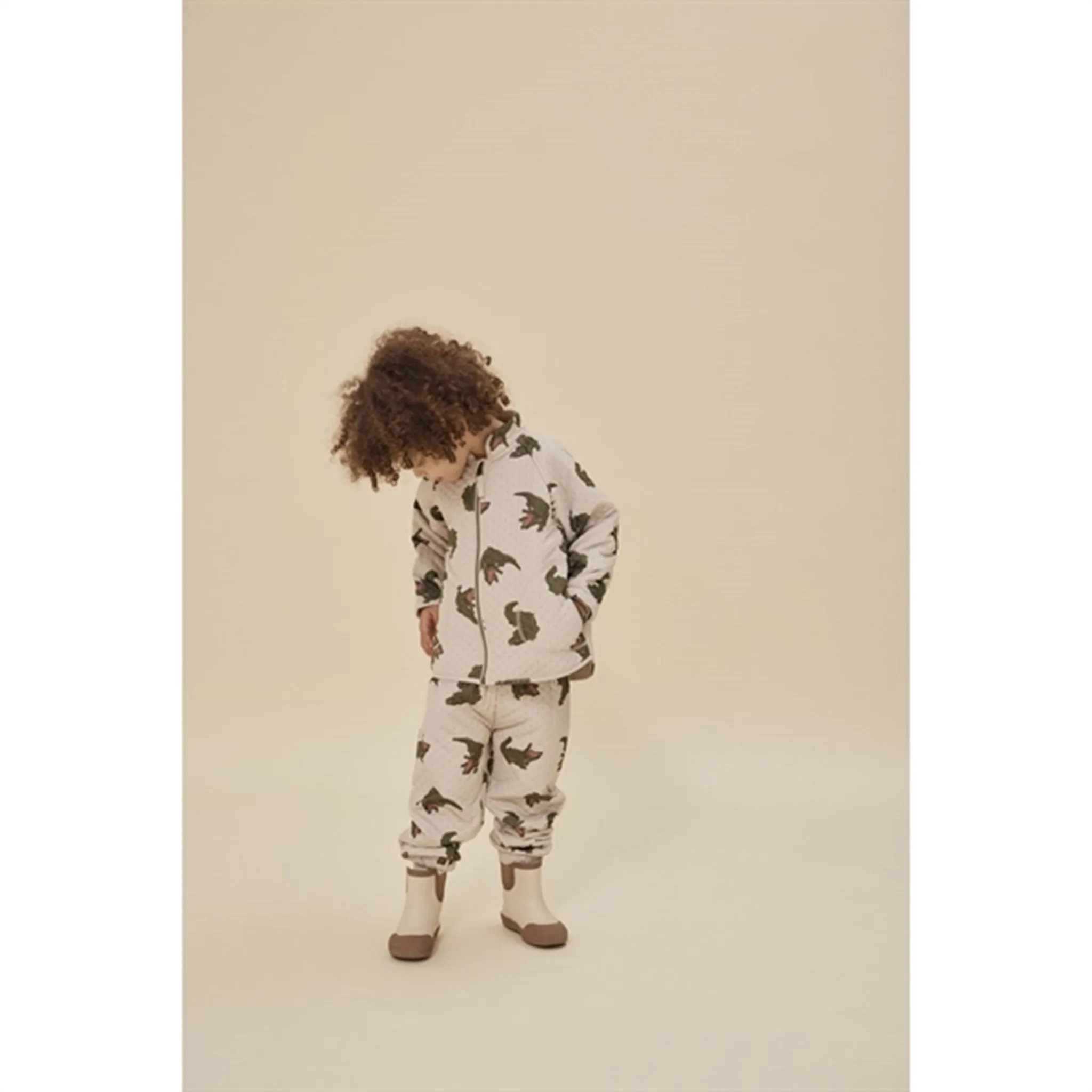 Konges Sl?jd Crocodile Thermopants Belted-Waist Travel-Style