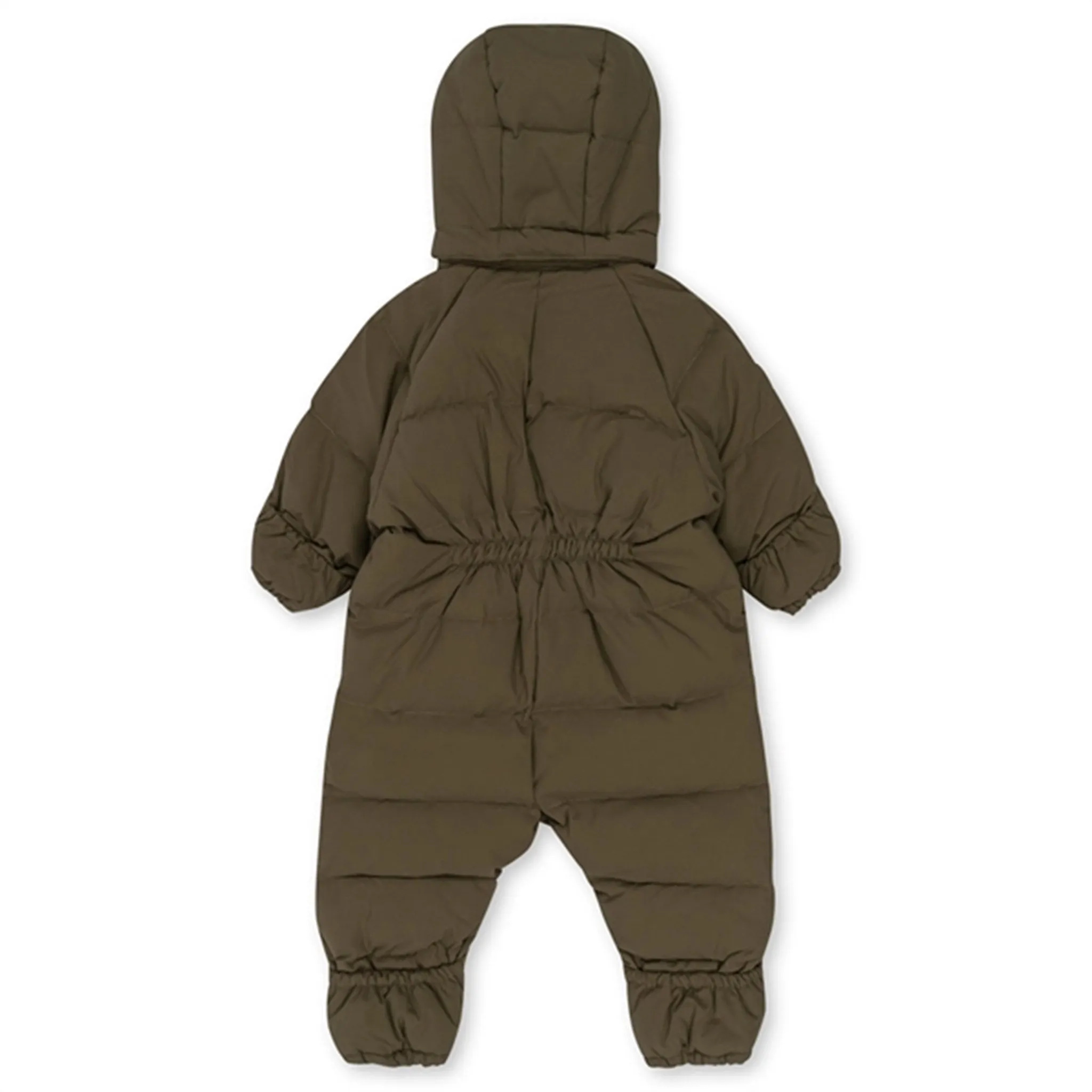 Buckle-Detail Konges Sl?jd Dusky Green Baby Down Onesie