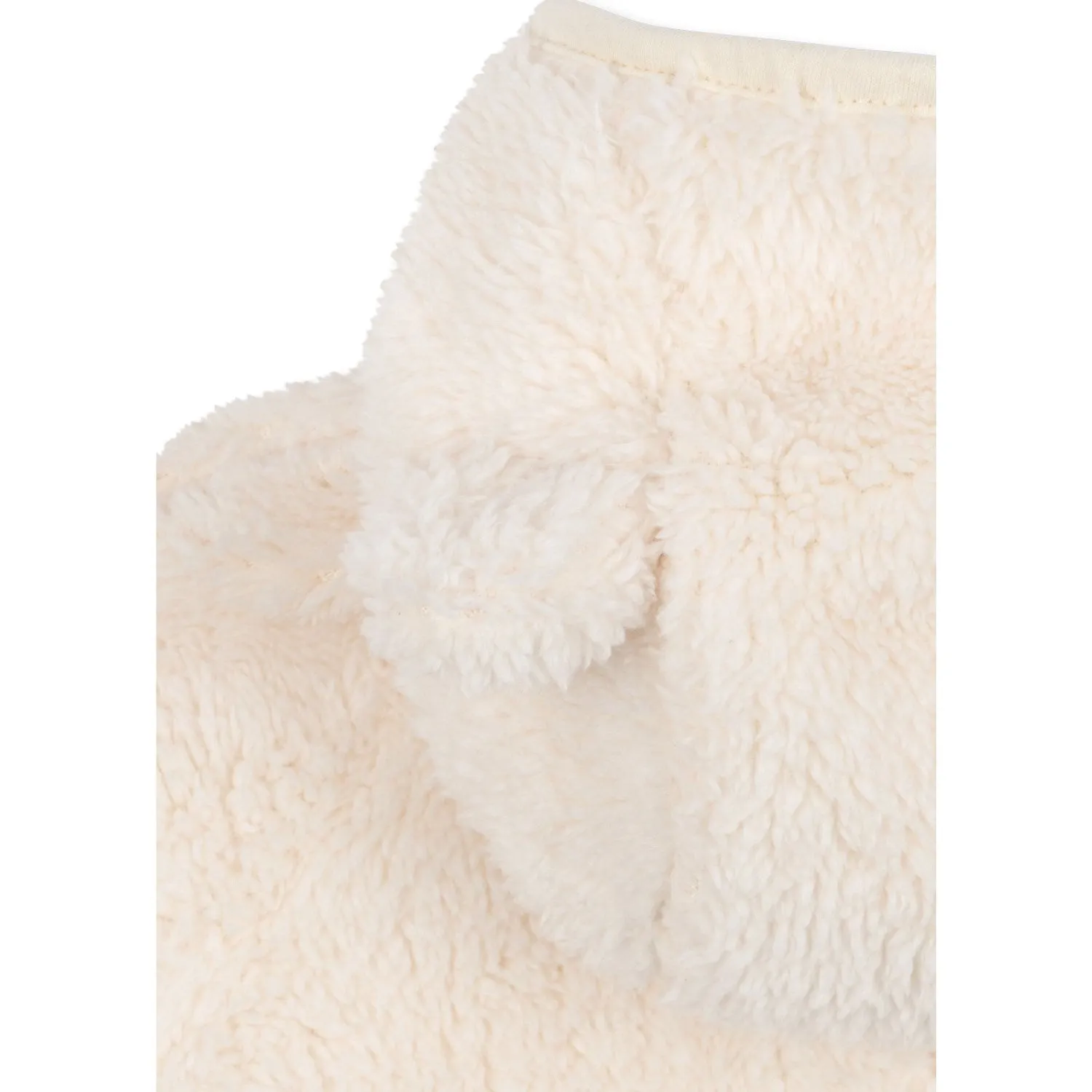 Konges Sl?jd Fanga Antique White Picco Onesie Grs Snag-Resistant Puff-Sleeve