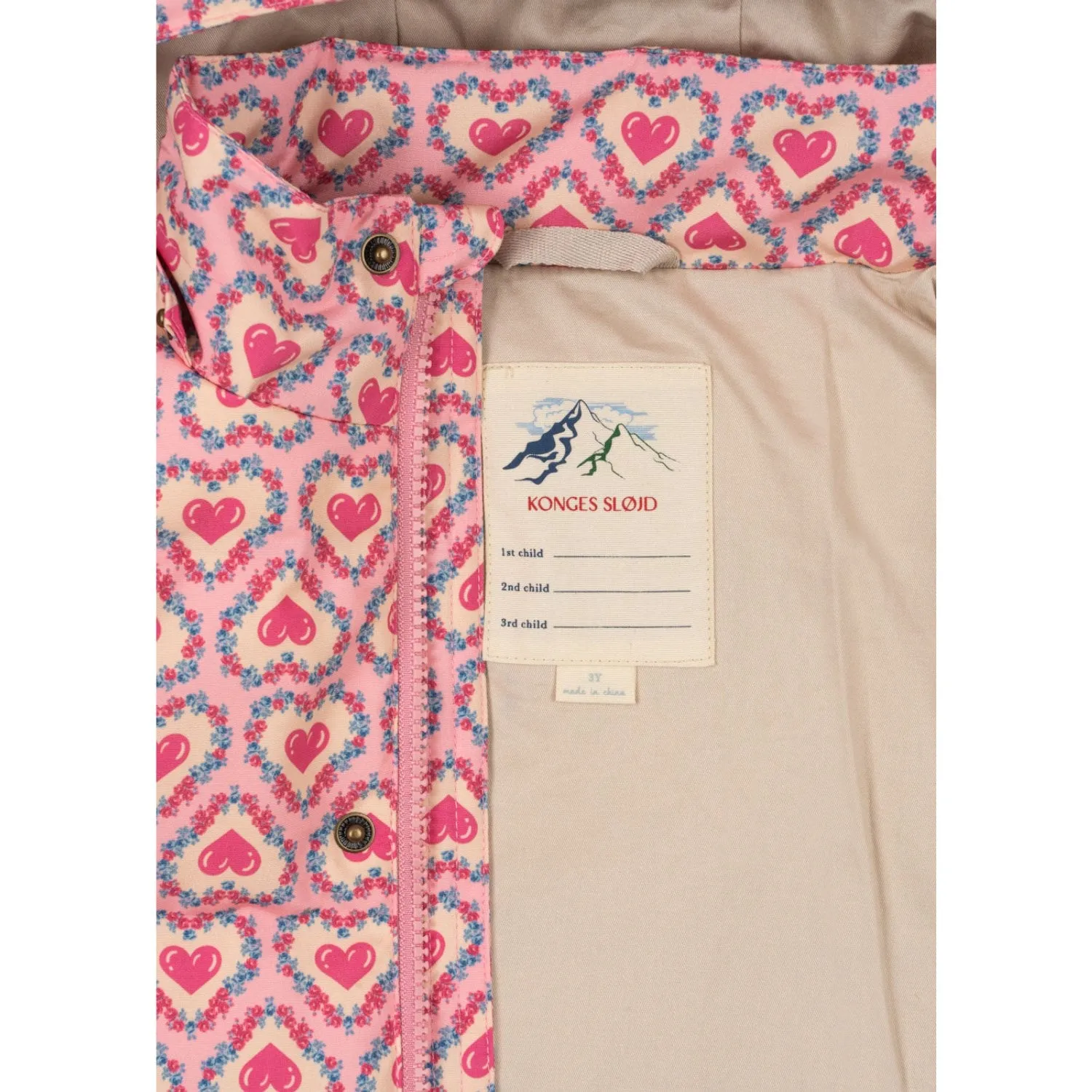 Stylish formal blouse Colorful office attire Konges Sl?jd Felice Rose Magnum Down Jacket Print Grs