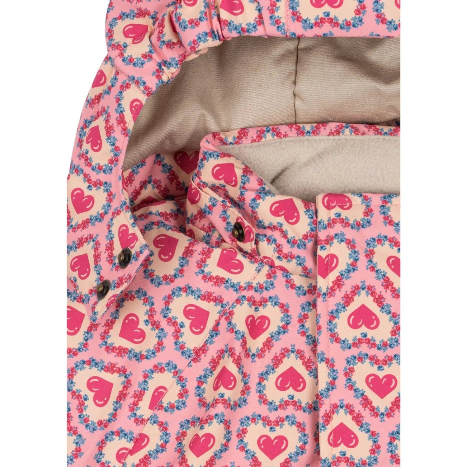 Artisanal-Detail Konges Sl?jd Felice Rose Nohr Snowsuit Print