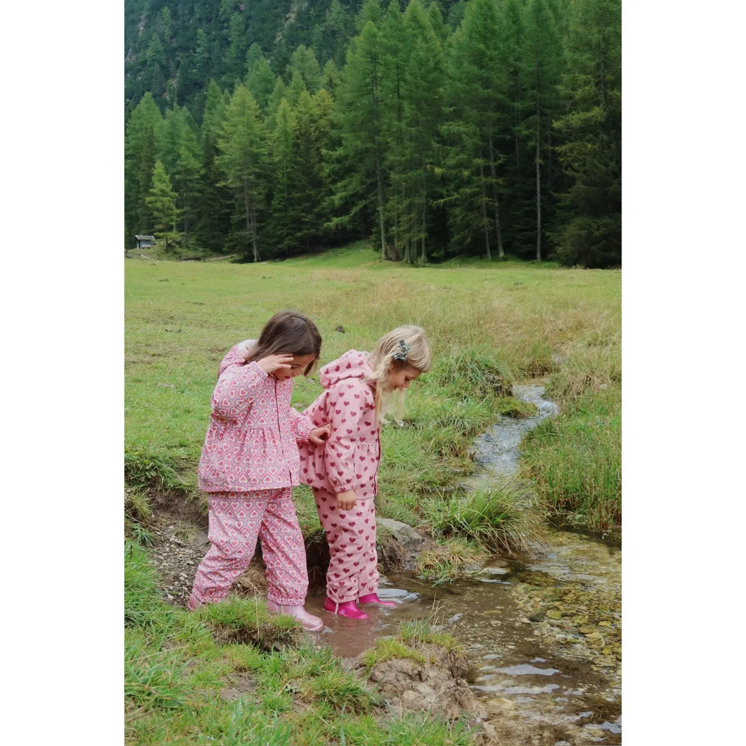 Base Fit Rain Barrier Konges Sl?jd Felice Rose Rainy Palme Set Girl