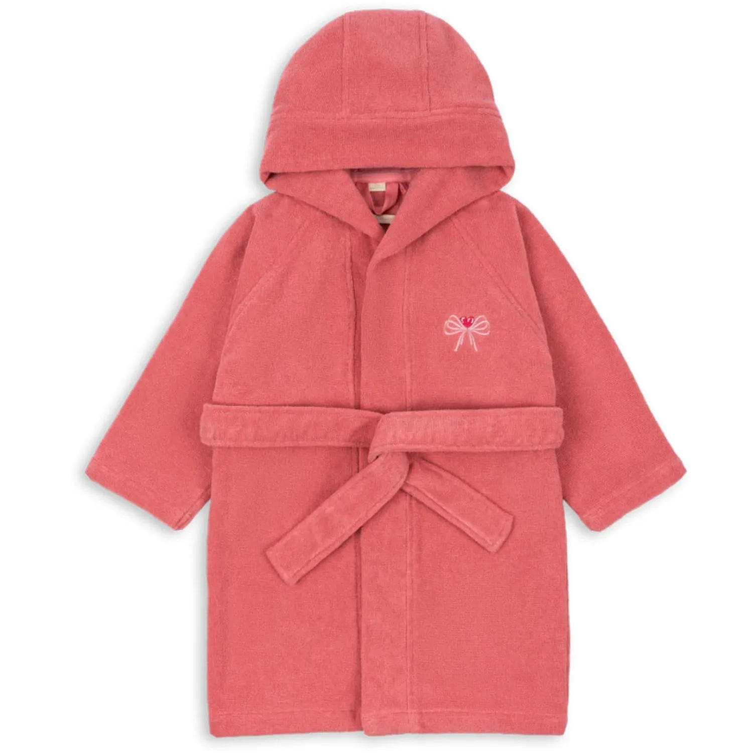 Konges Sl?jd Flamingo Plume Terry Bathrobe Embroidery Gots Comfort Choice