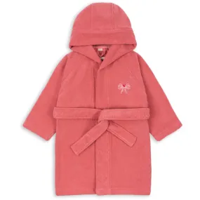 Konges Sl?jd Flamingo Plume Terry Bathrobe Embroidery Gots Comfort Choice