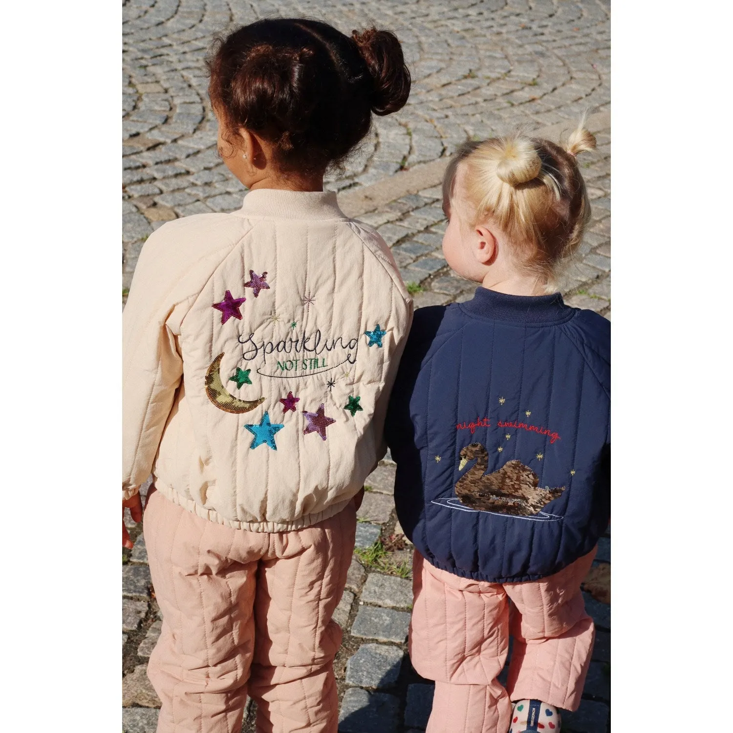 Konges Sl?jd Frapp?? Juno Sequin Bomber Jacket monochrome Oversized-Fit