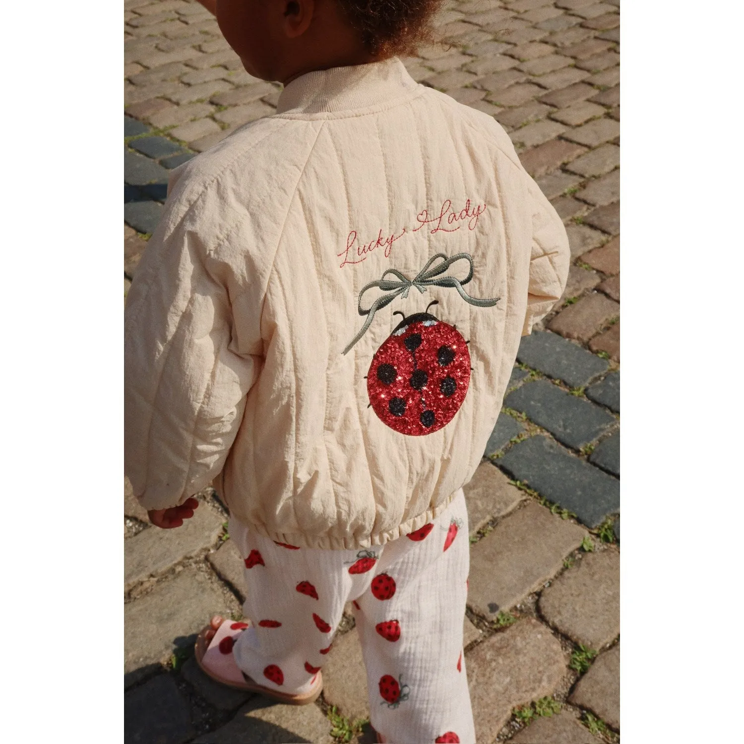 Static Resistant Konges Sl?jd Frapp?? Juno Sequin Bomber Jacket