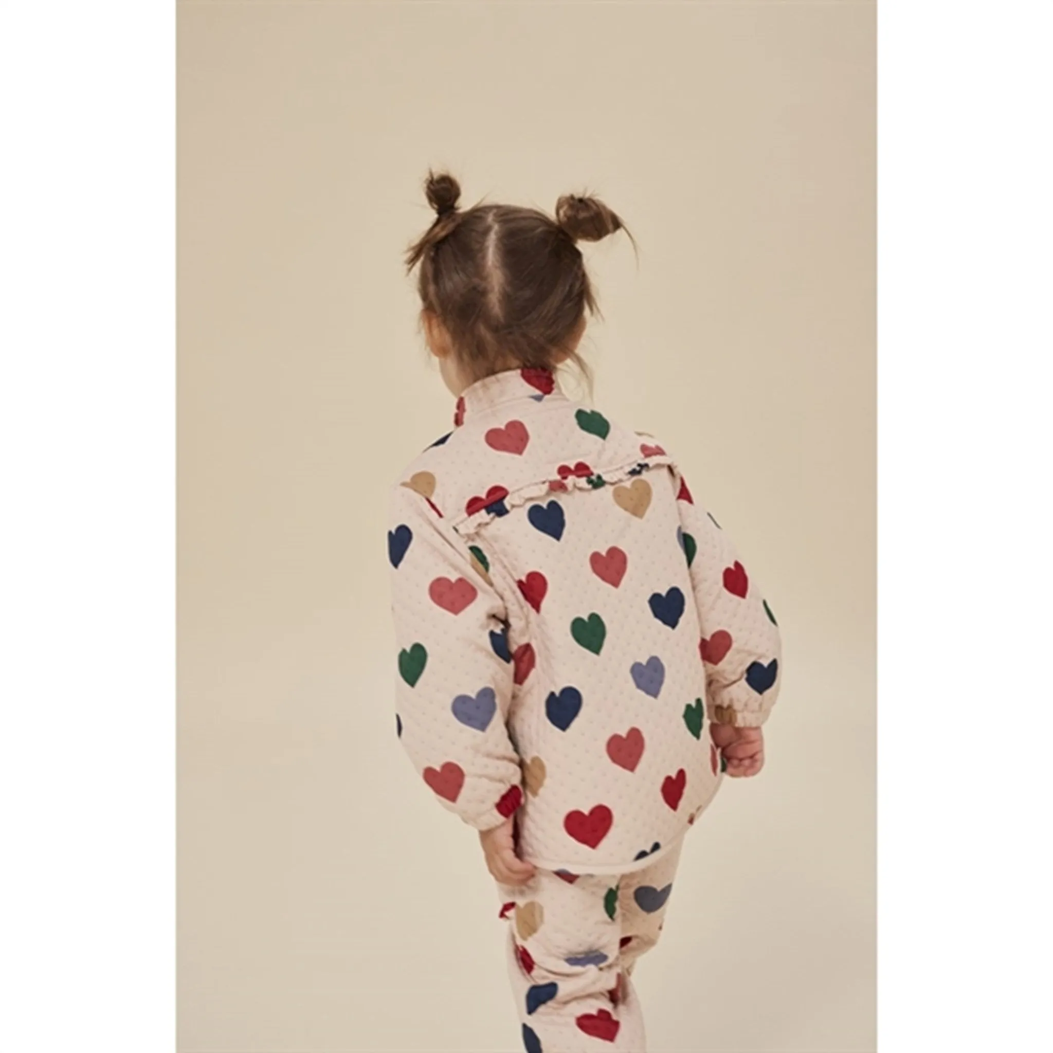 Konges Sl?jd Frill Bon Coeur Color?? Thermopants Relaxed evening shirt Elastic-Cuff