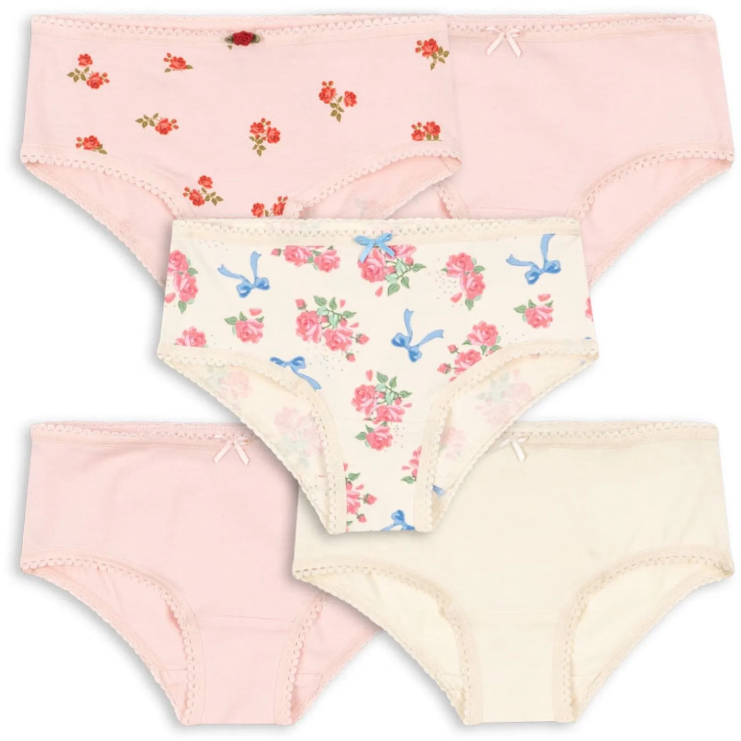 Konges Sl?jd Girl Mix Pack Basic 5 Pack Girl Underpants GOTS Cool Comfort
