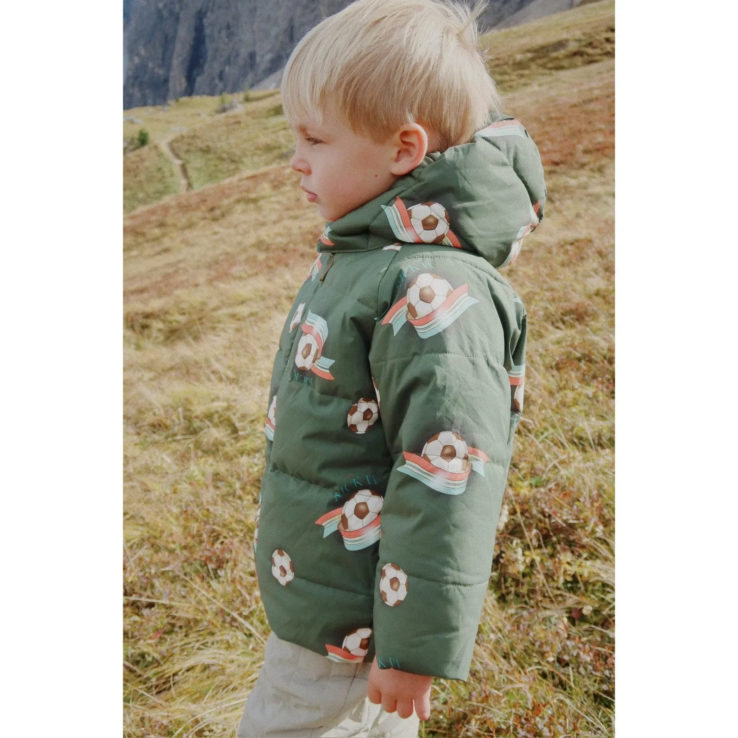 Flowy-Shape Konges Sl?jd Green/Kick It Nuka Jacket Grs