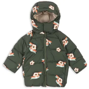 Konges Sl?jd Green/Kick It Nuka Jacket Grs Lace-Edge Low-Collar