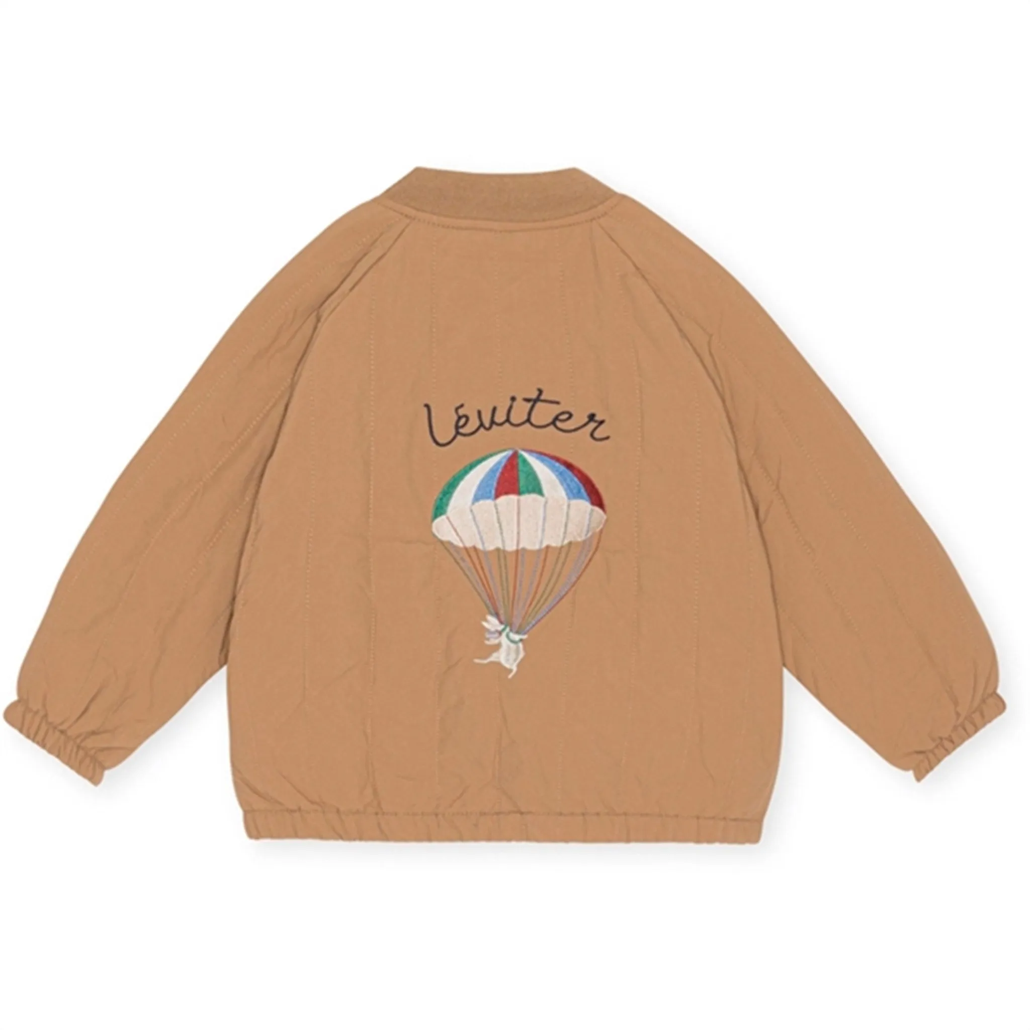 Detachable Collar Konges Sl?jd Juno Bomber Jacket Toasted Coconut