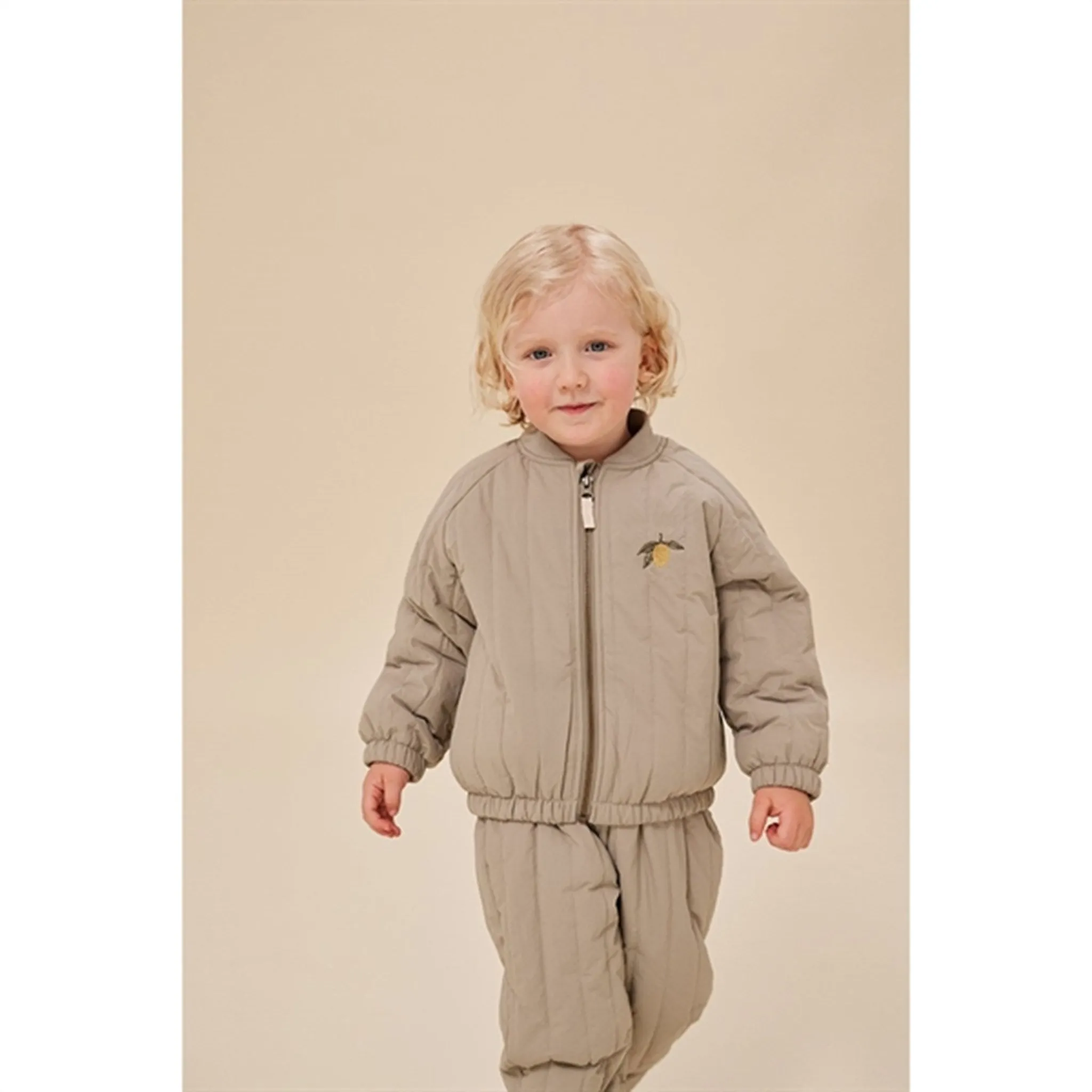 Konges Sl?jd Juno Bomber Termo Jacket Laurel Oak Stand-Collar