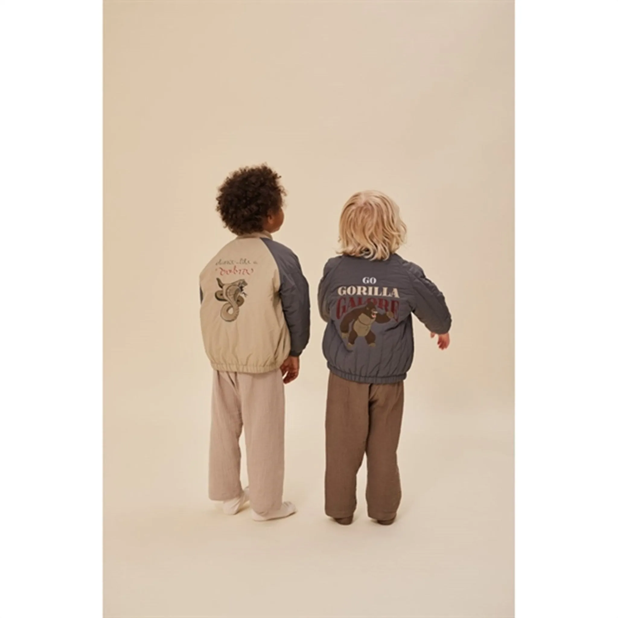 Chain-Detail Satin-Finish Konges Sl?jd Juno Bomber Thermo Jacket Magnet