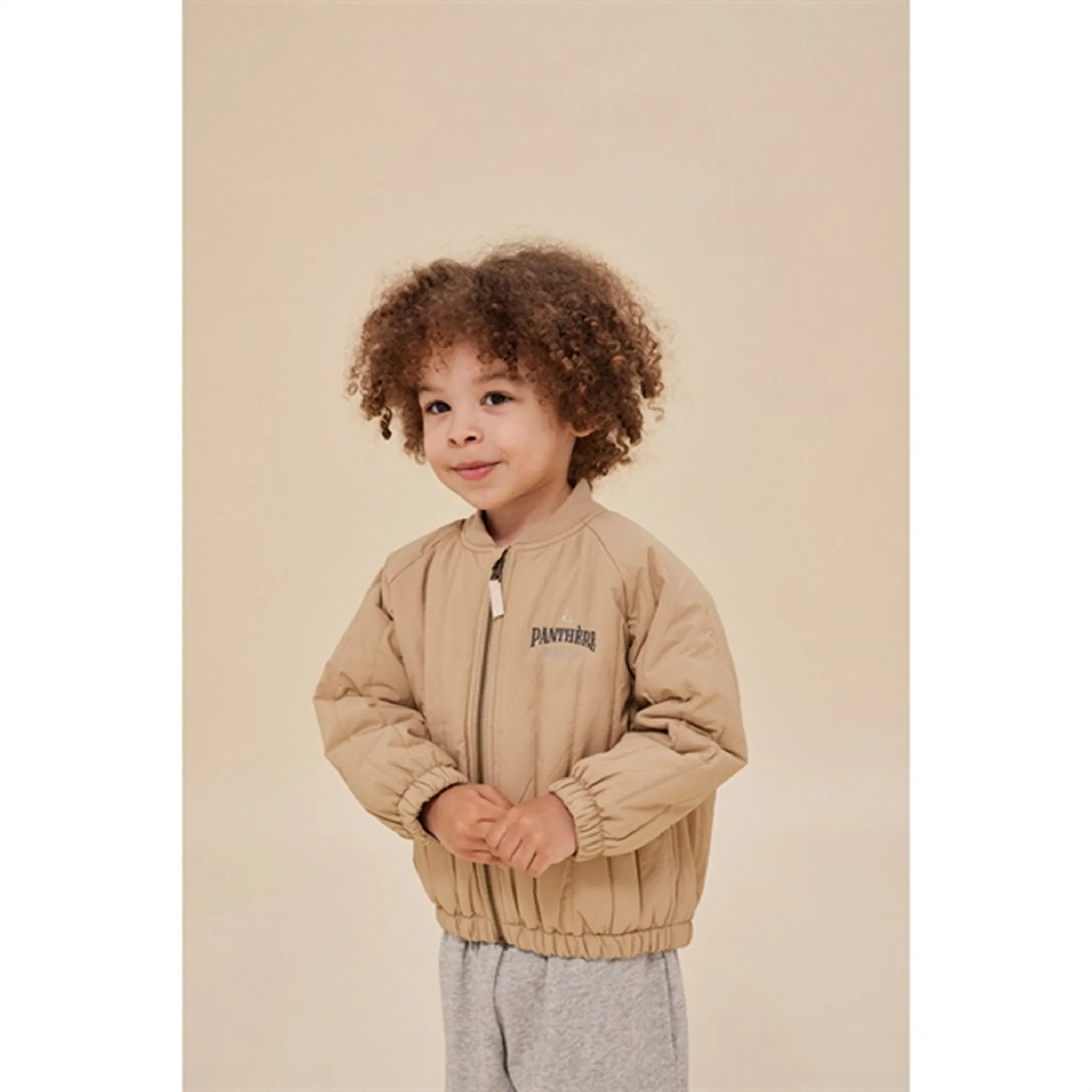 Dance-Party Longline-Length Konges Sl?jd Juno Bomber Thermo Jacket Travertine