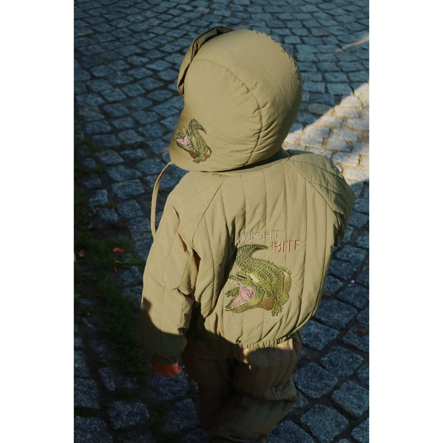 Feminine button-down shirt Konges Sl?jd Kalamata Juno Bomber Jacket