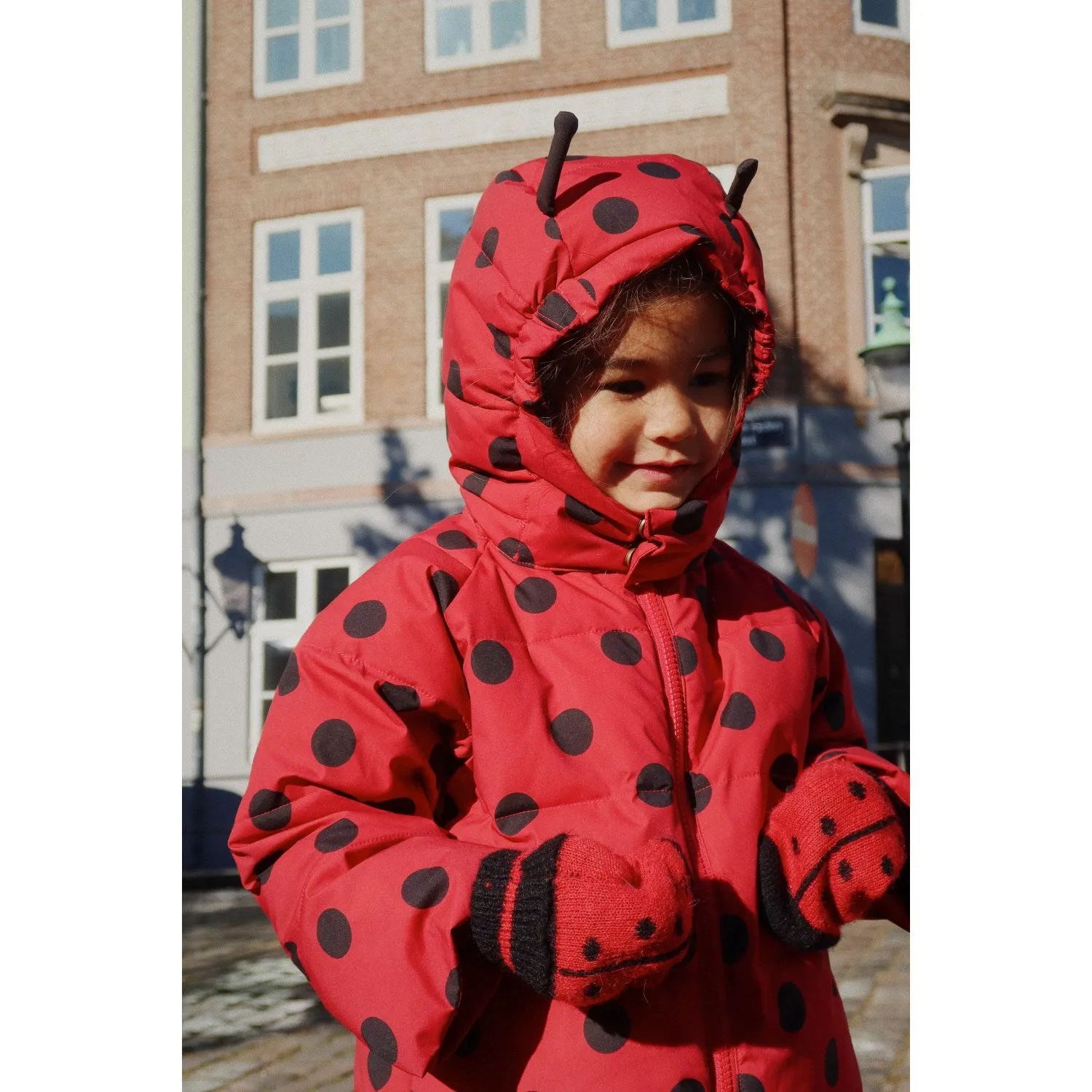 Konges Sl?jd Lady Dot Nuka Ladybug Jacket Grs Draped-Style