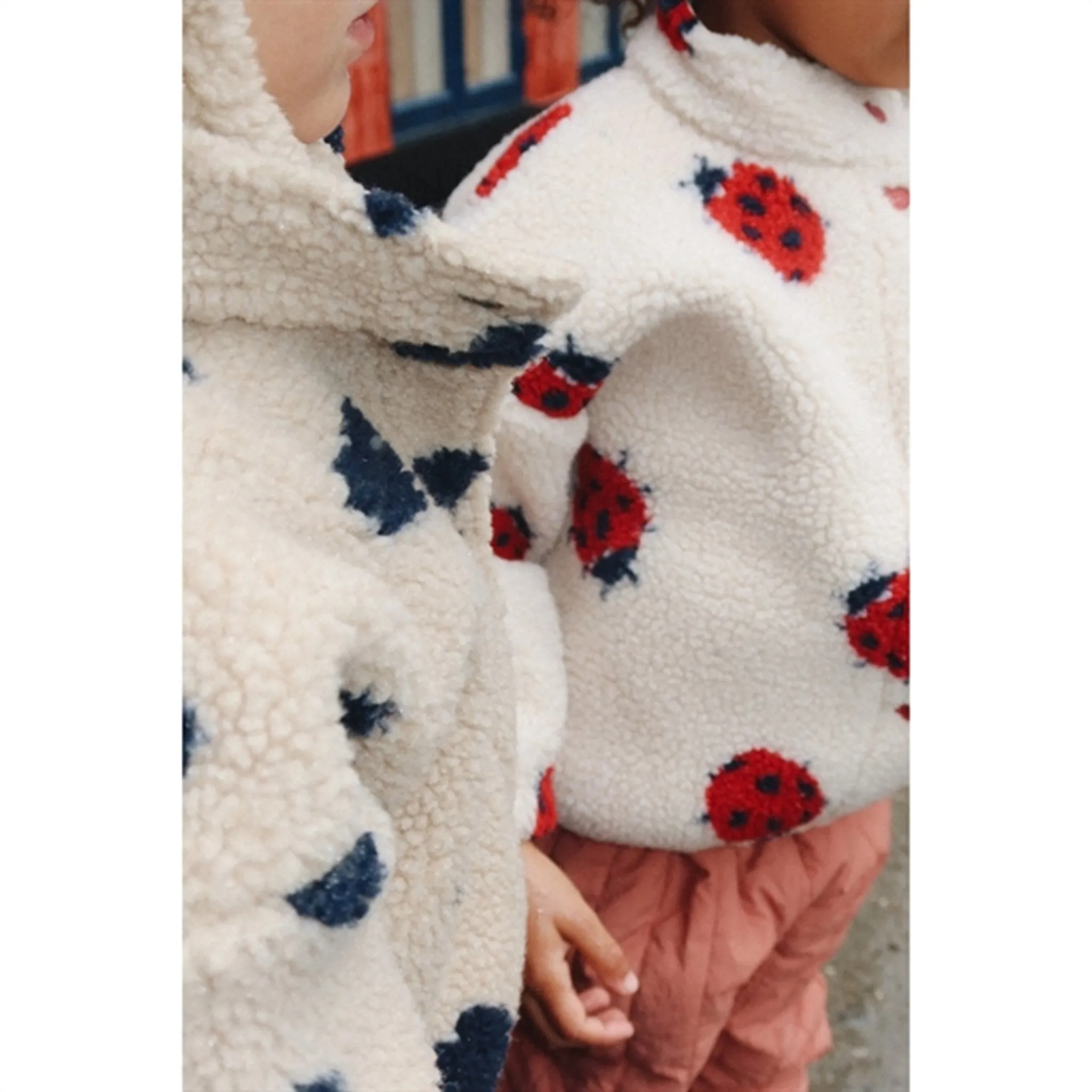 Weatherproof Zippers Konges Sl?jd Ladybug Sand Jody Teddy Jacket