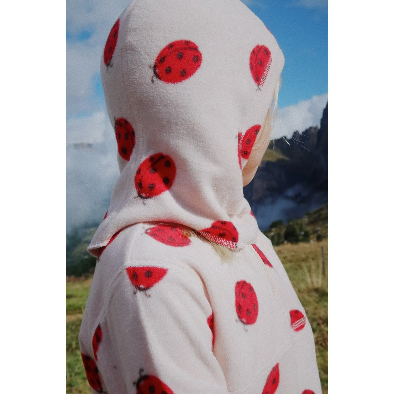 Wind Resistance Konges Sl?jd Ladybug Tavi Fleece Sweatshirt Grs