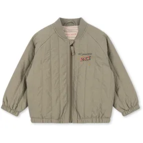 Konges Sl?jd Laurel Oak Juno Bomber Jacket Cropped-Length Box-Pleat