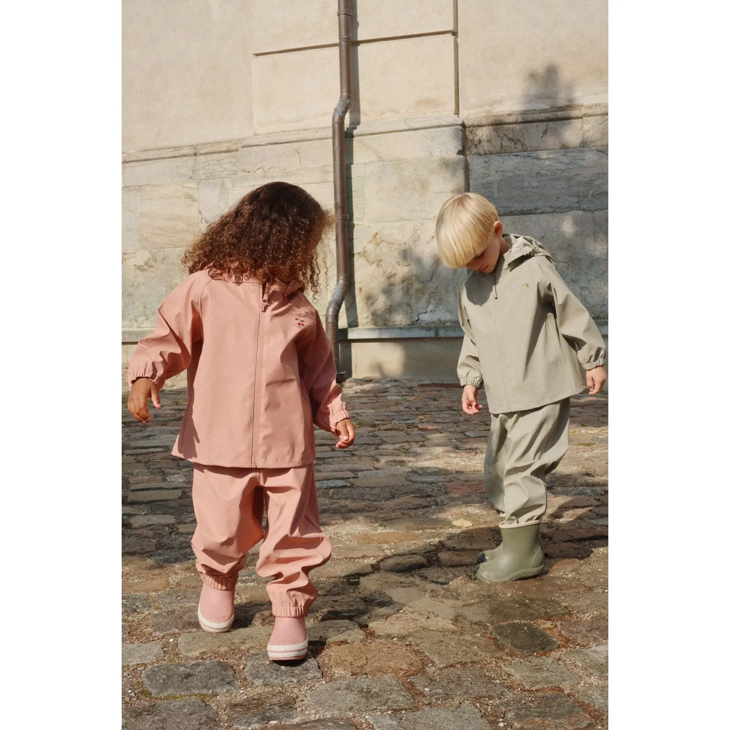 Konges Sl?jd Laurel Oak Plainy Rain Set Wind Resistant Casual Stormwear Look