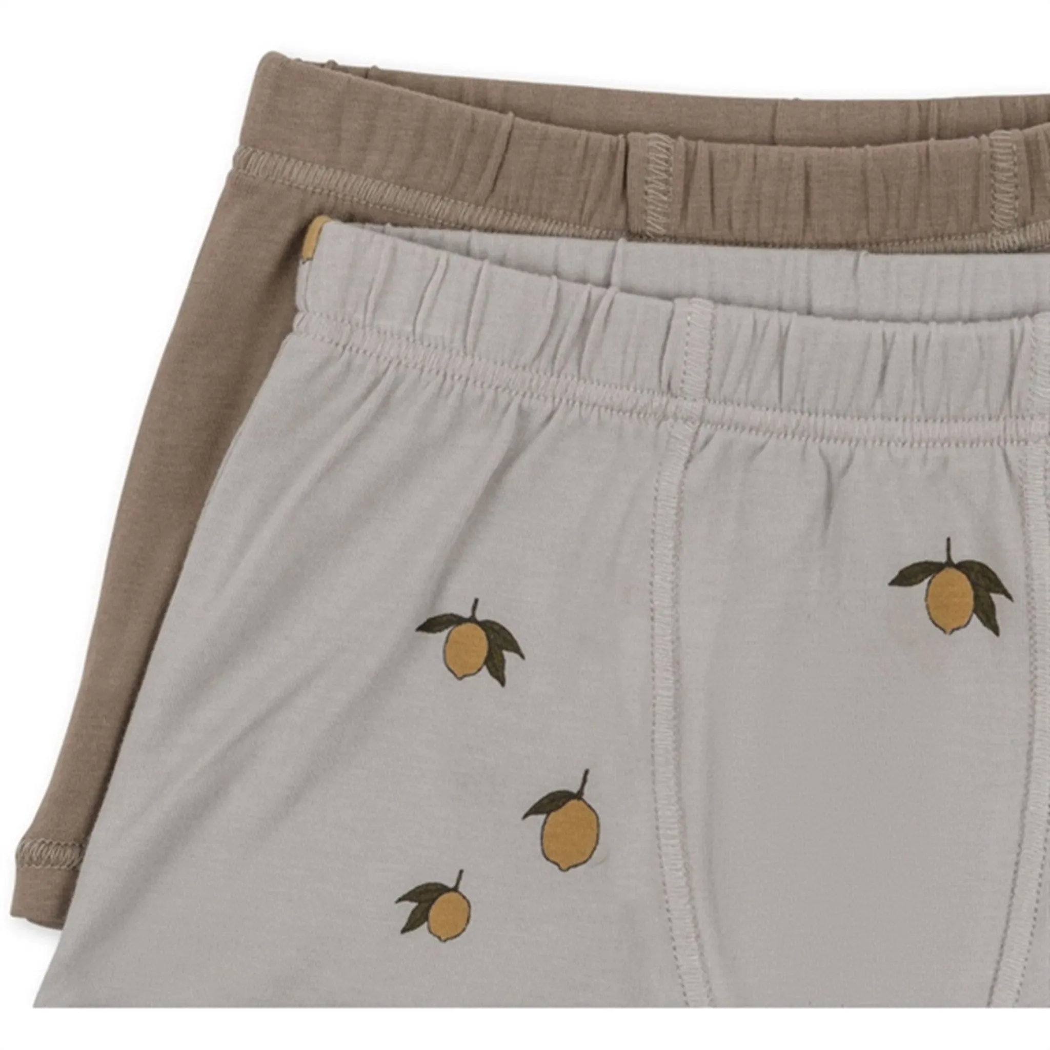 Everyday Basics Konges Sl?jd Lemon Harbor/Brindle Basic 2-Pack Boxers